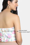 Zivame Non-Padded Short Slip Corset - Red Print — thumbnail 7